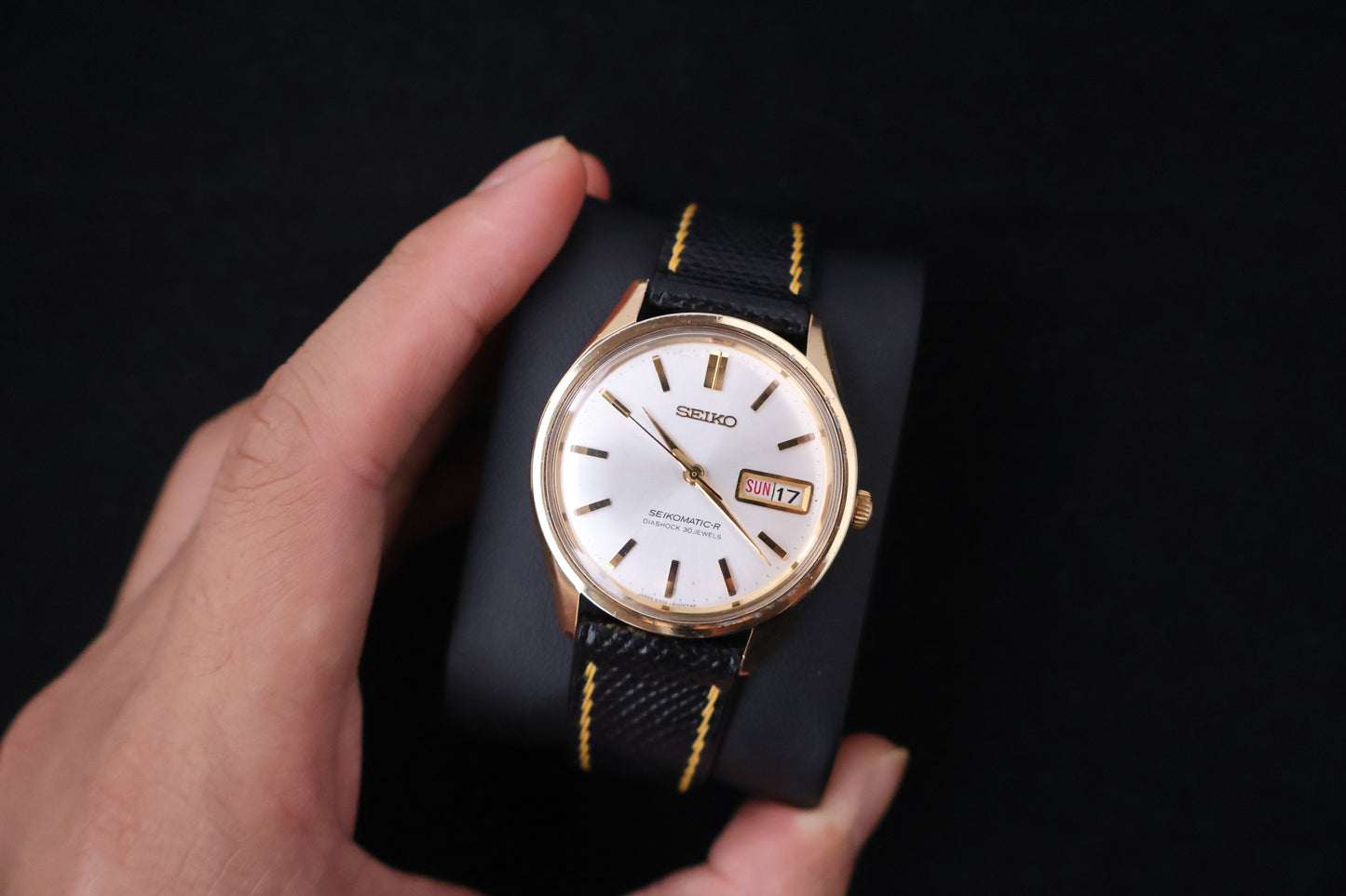 (SERVICED) Rare Vintage 1965 Seiko Seikomatic-R Dolphin 30 Jewels 8306-8000 SGP