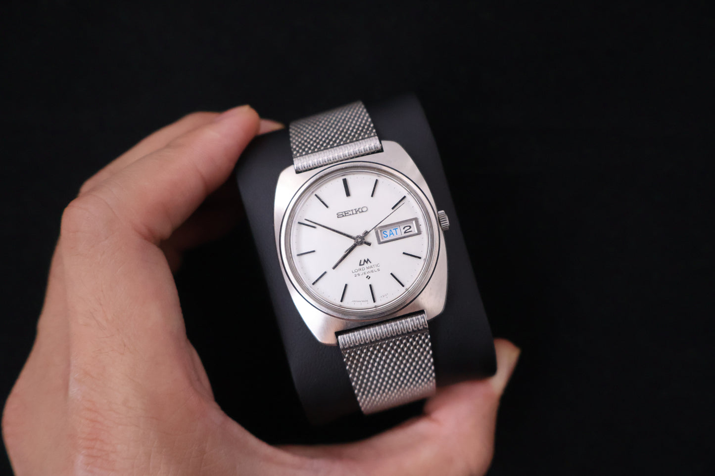 (SERVICED) Rare Vintage 1970 Seiko Lord Matic 25 Jewels 5606-7130