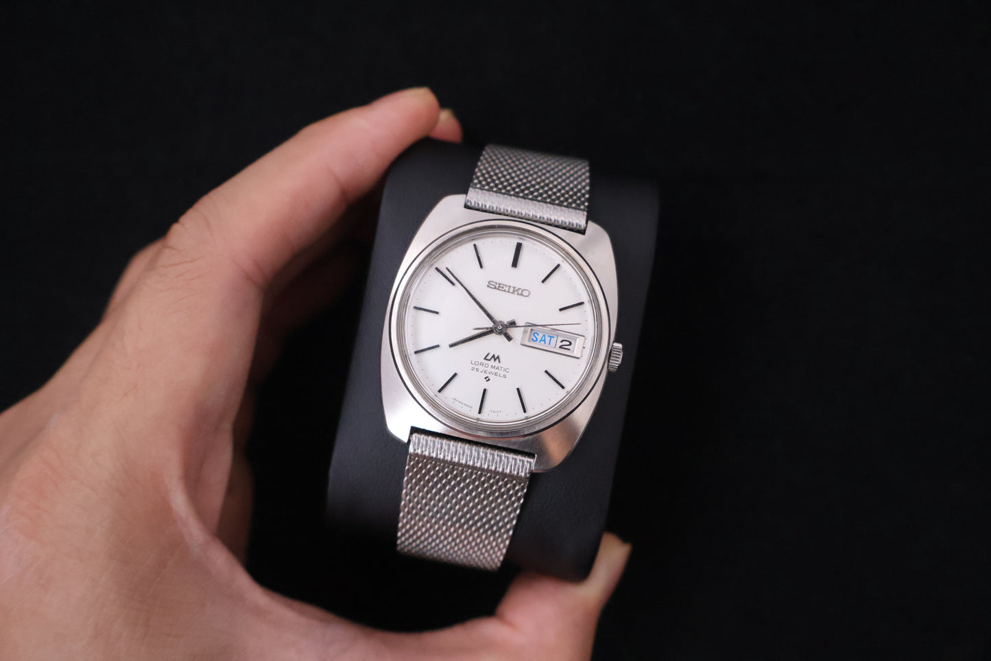 (SERVICED) Rare Vintage 1970 Seiko Lord Matic 25 Jewels 5606-7130