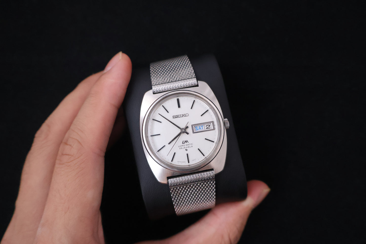 (SERVICED) Rare Vintage 1970 Seiko Lord Matic 25 Jewels 5606-7130