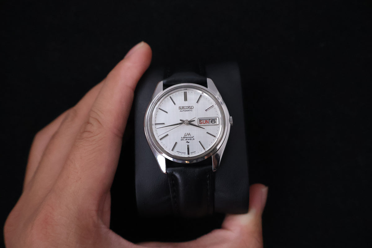 (SERVICED) Rare Vintage 1970 Seiko Lord Matic Special 23 Jewels 5206-6010
