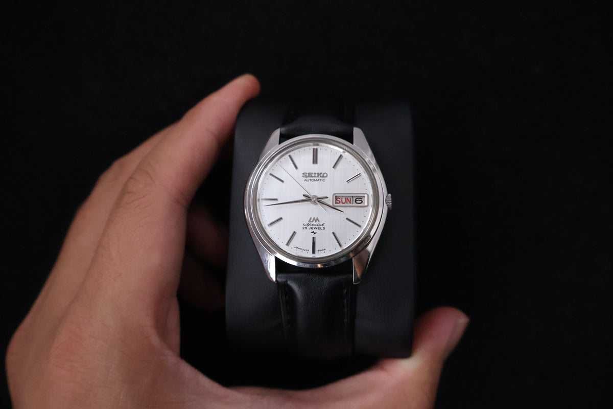 (SERVICED) Rare Vintage 1970 Seiko Lord Matic Special 23 Jewels 5206-6010
