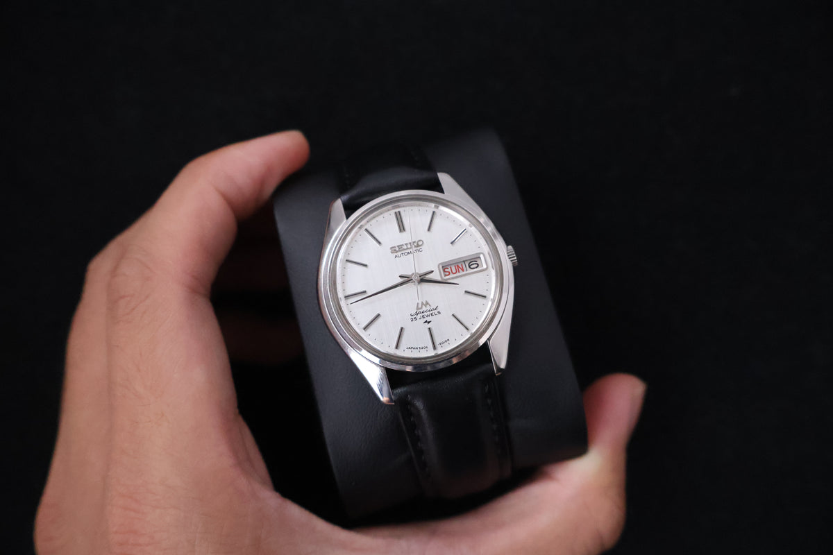 (SERVICED) Rare Vintage 1970 Seiko Lord Matic Special 23 Jewels 5206-6010