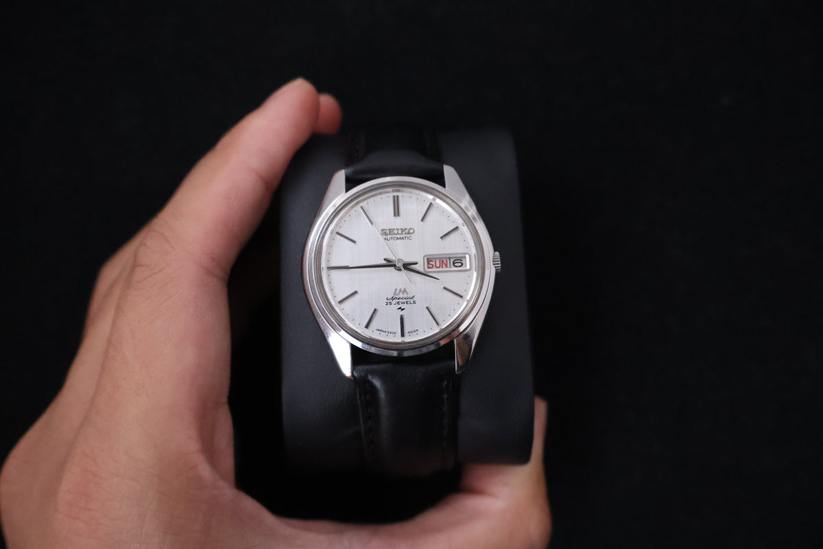 (SERVICED) Rare Vintage 1970 Seiko Lord Matic Special 23 Jewels 5206-6010