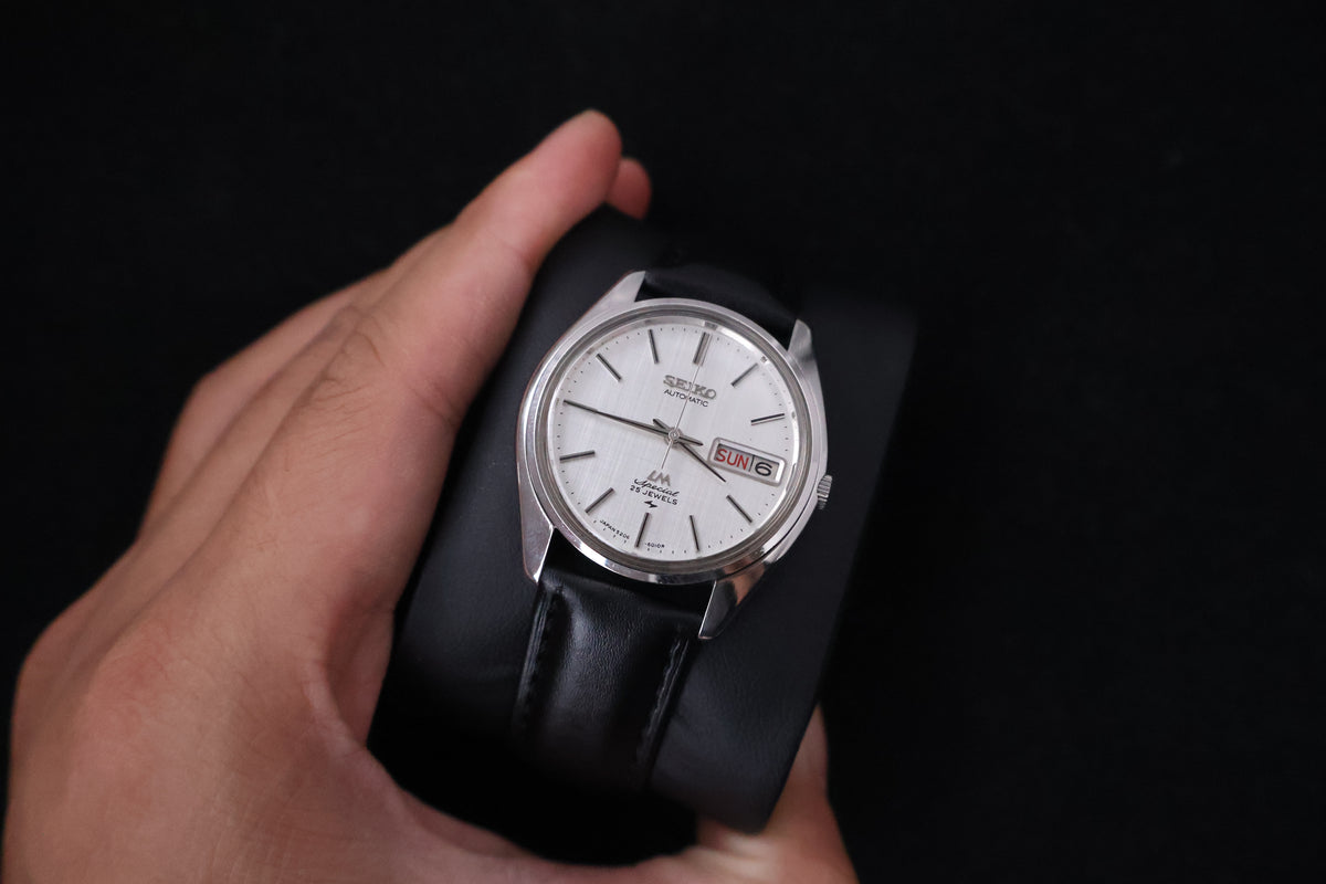 (SERVICED) Rare Vintage 1970 Seiko Lord Matic Special 23 Jewels 5206-6010