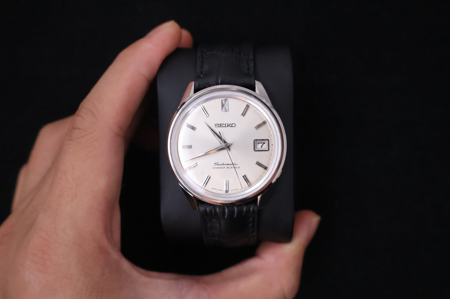 (SERVICED) Rare Vintage 1965 Seiko Seikomatic Dolphin 30 Jewels 8305-0020