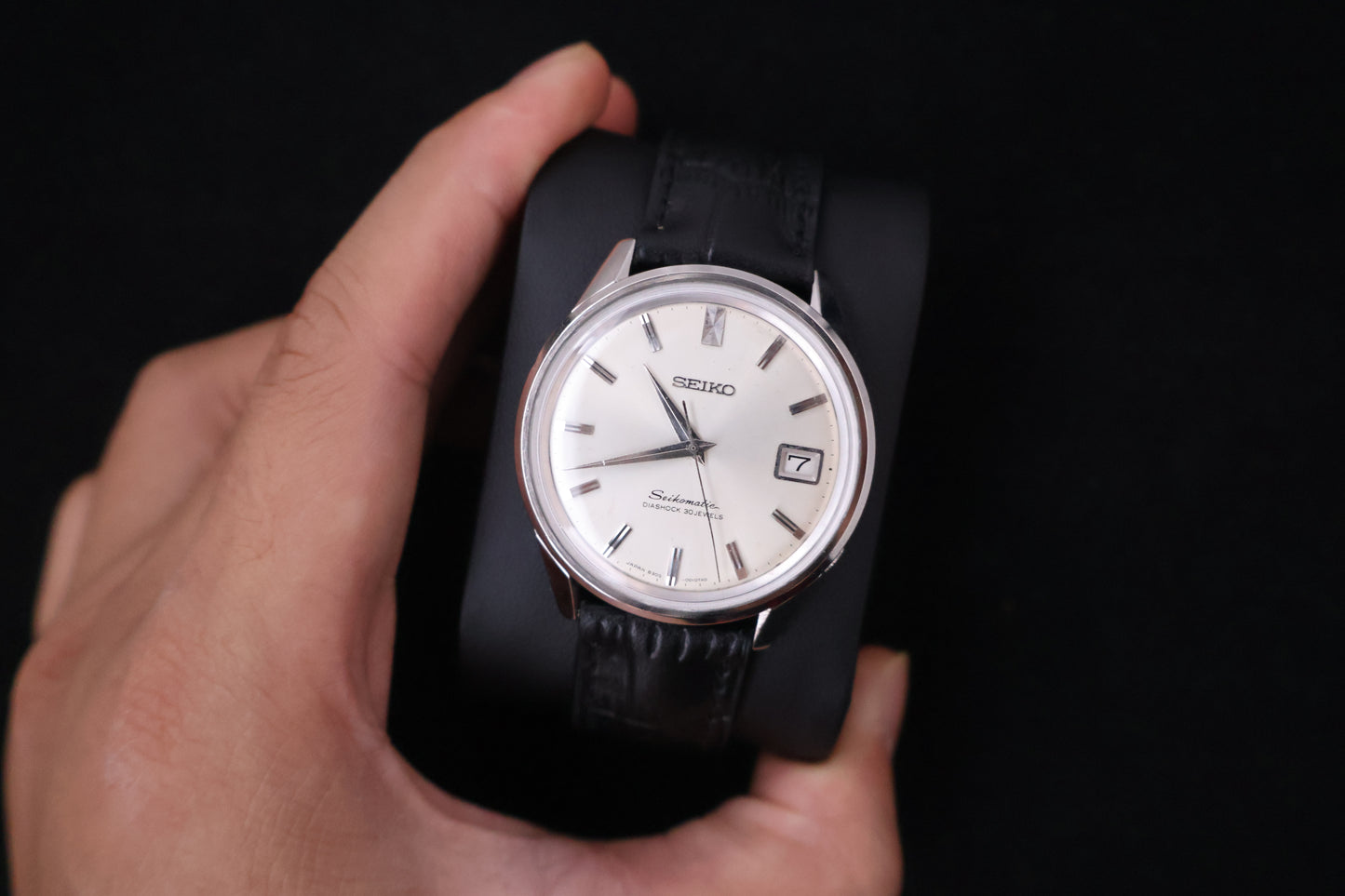 (SERVICED) Rare Vintage 1965 Seiko Seikomatic Dolphin 30 Jewels 8305-0020