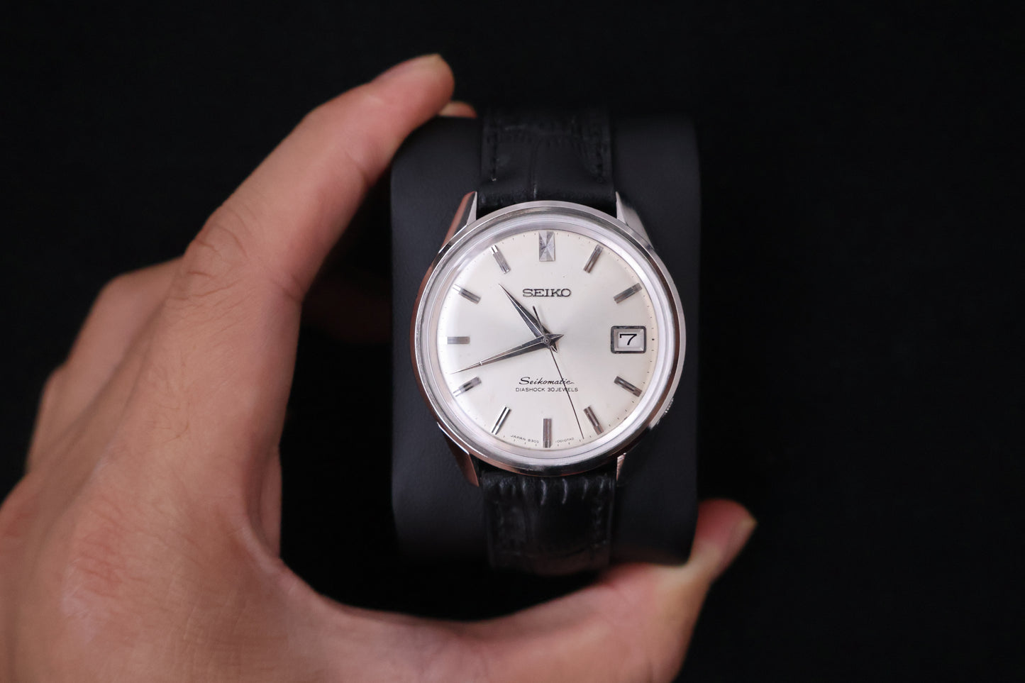 (SERVICED) Rare Vintage 1965 Seiko Seikomatic Dolphin 30 Jewels 8305-0020