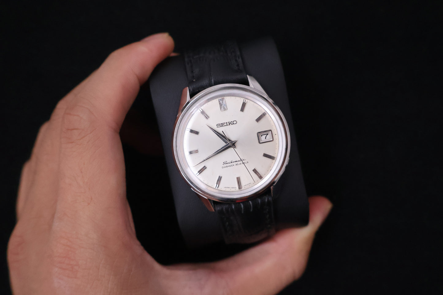 (SERVICED) Rare Vintage 1965 Seiko Seikomatic Dolphin 30 Jewels 8305-0020