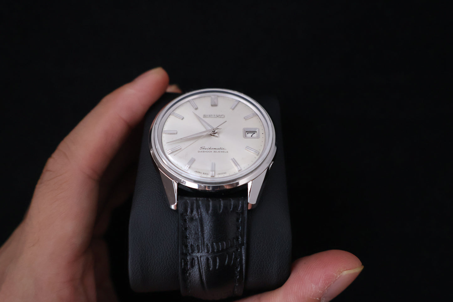 (SERVICED) Rare Vintage 1965 Seiko Seikomatic Dolphin 30 Jewels 8305-0020