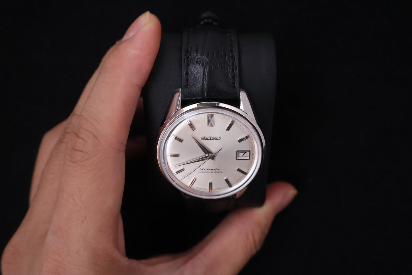 (SERVICED) Rare Vintage 1965 Seiko Seikomatic Dolphin 30 Jewels 8305-0020