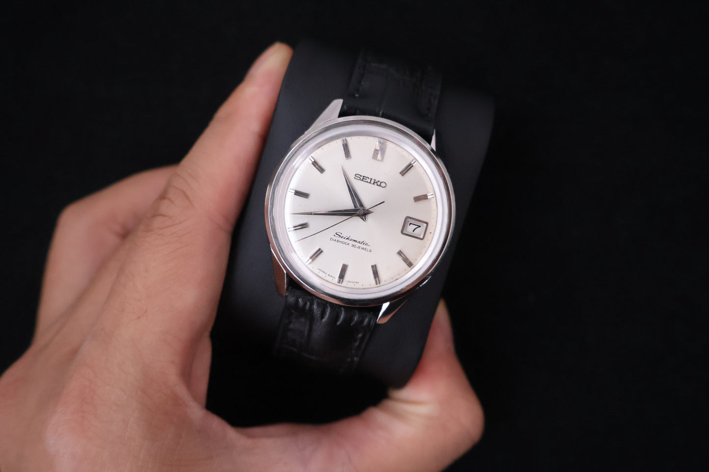(SERVICED) Rare Vintage 1965 Seiko Seikomatic Dolphin 30 Jewels 8305-0020