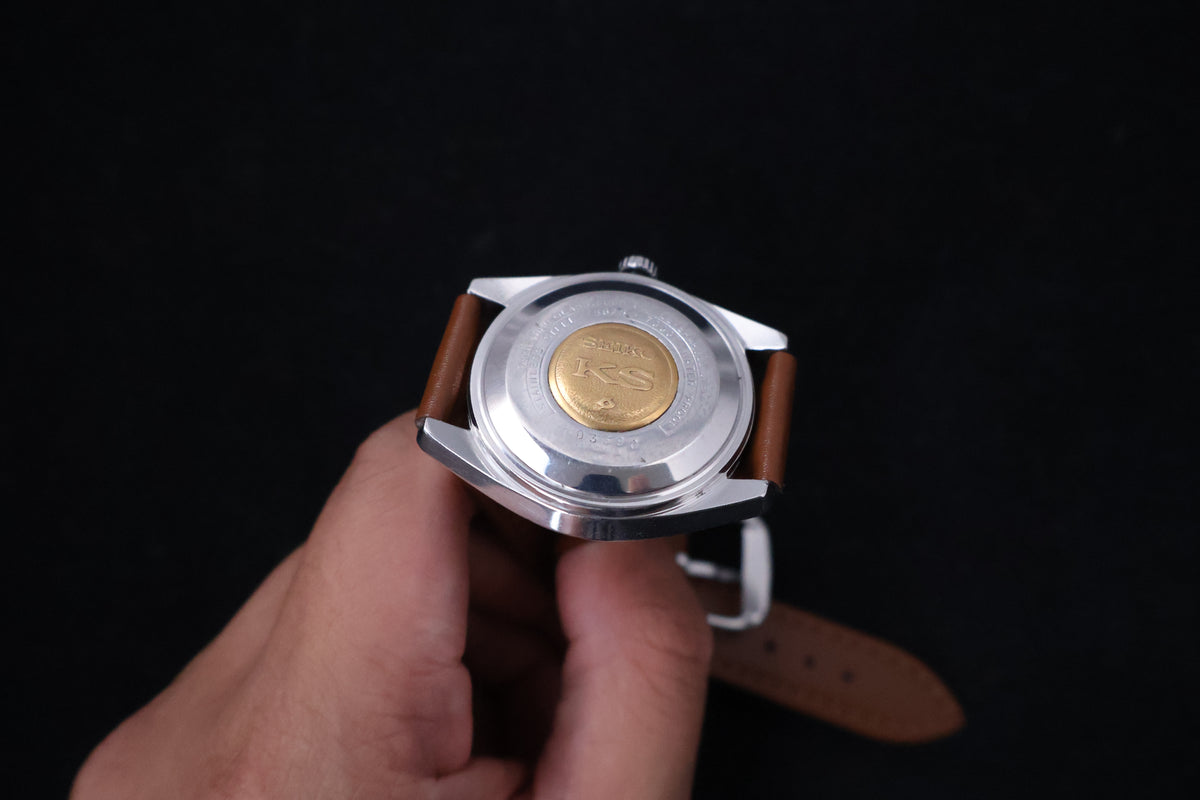 (SERVICED) Rare Vintage 1969 Seiko King Seiko 56KS Hi-Beat Gold Medallion 25 Jewels 5625-7000