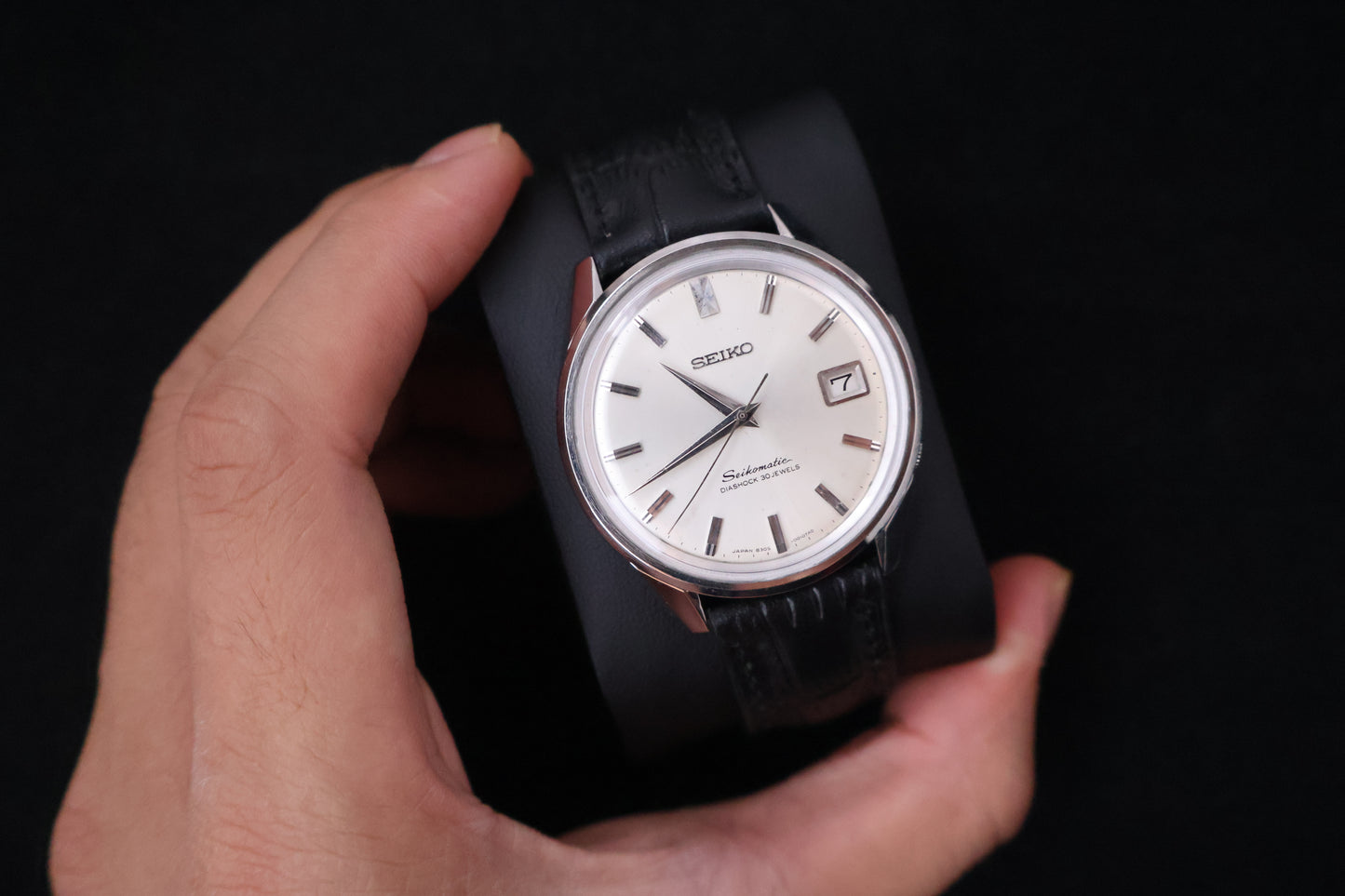 (SERVICED) Rare Vintage 1965 Seiko Seikomatic Dolphin 30 Jewels 8305-0020
