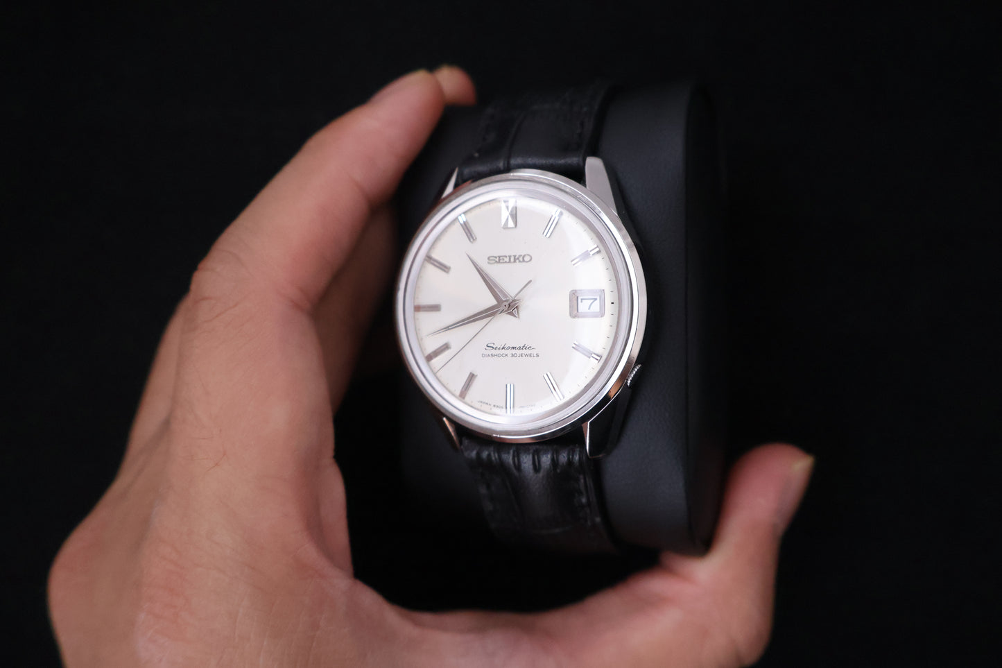 (SERVICED) Rare Vintage 1965 Seiko Seikomatic Dolphin 30 Jewels 8305-0020