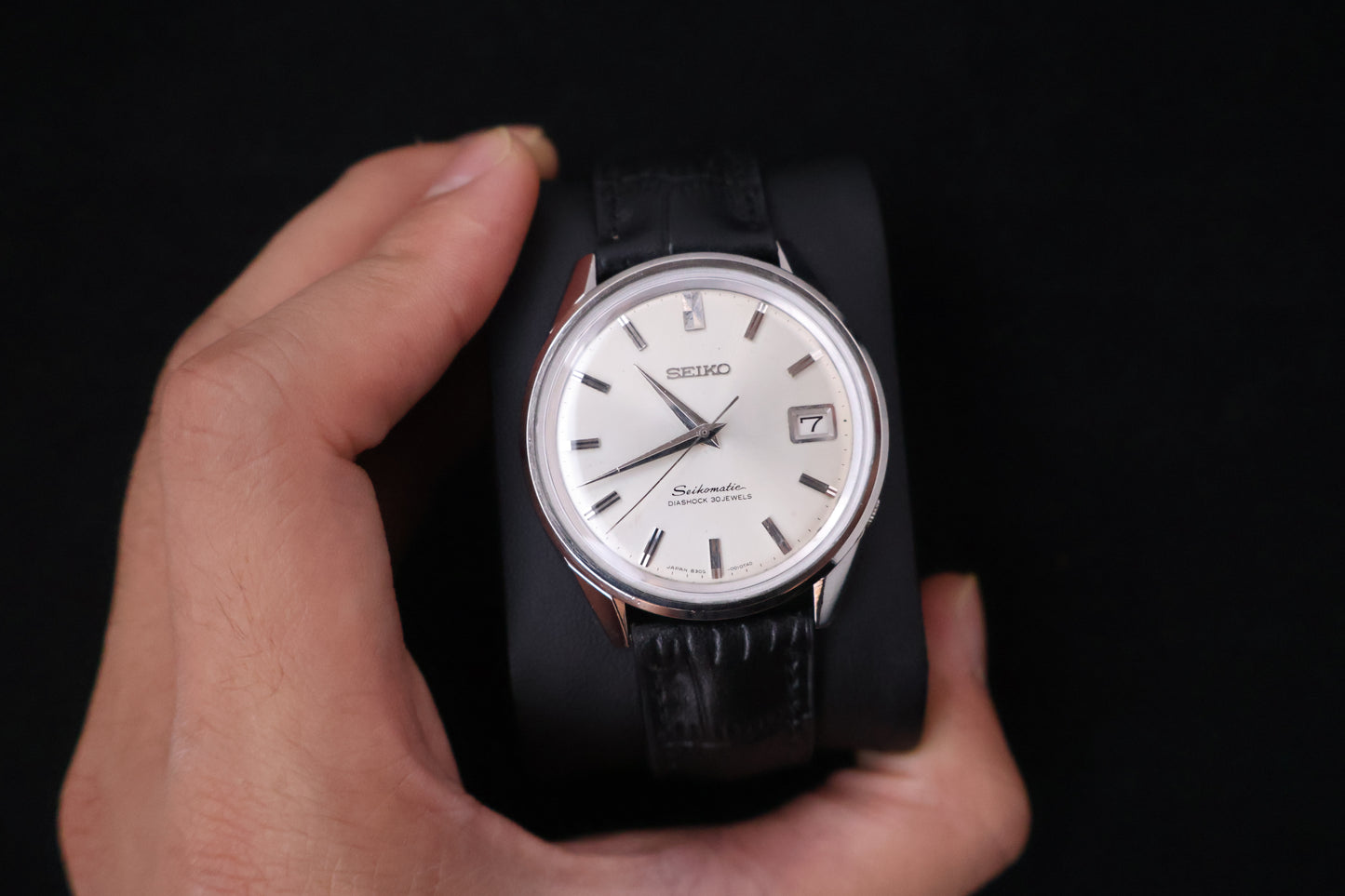 (SERVICED) Rare Vintage 1965 Seiko Seikomatic Dolphin 30 Jewels 8305-0020