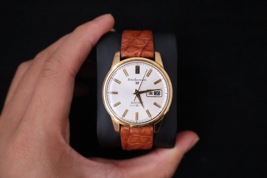 (SERVICED) Rare Vintage 1965 Seiko Sportsmatic 5 EGP 21 Jewels 6619-8970