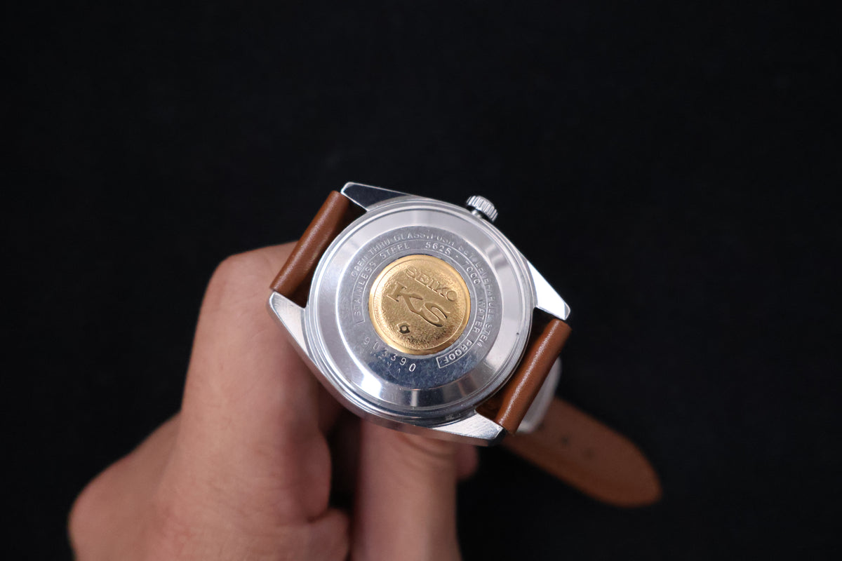 (SERVICED) Rare Vintage 1969 Seiko King Seiko 56KS Hi-Beat Gold Medallion 25 Jewels 5625-7000