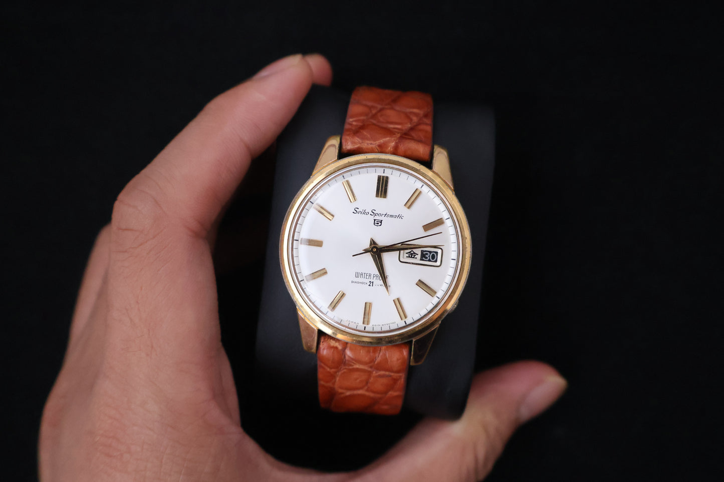 (SERVICED) Rare Vintage 1965 Seiko Sportsmatic 5 EGP 21 Jewels 6619-8970