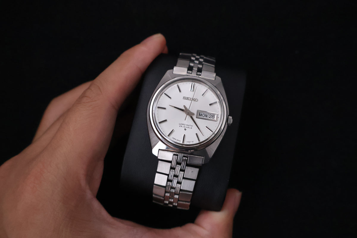 (SERVICED) Rare Vintage 1968 Seiko Lord Matic 25 Jewels 5606-7000