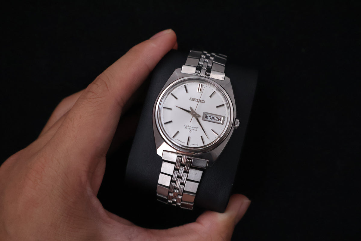 (SERVICED) Rare Vintage 1968 Seiko Lord Matic 25 Jewels 5606-7000