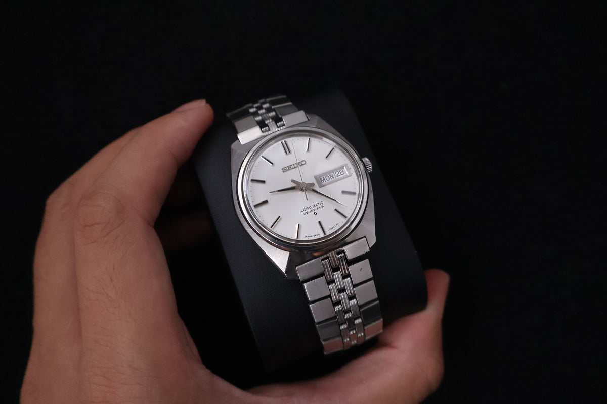 (SERVICED) Rare Vintage 1968 Seiko Lord Matic 25 Jewels 5606-7000