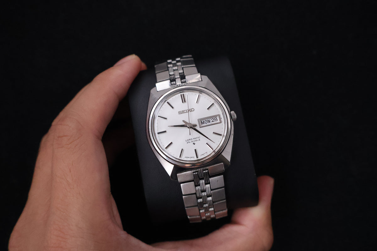 (SERVICED) Rare Vintage 1968 Seiko Lord Matic 25 Jewels 5606-7000