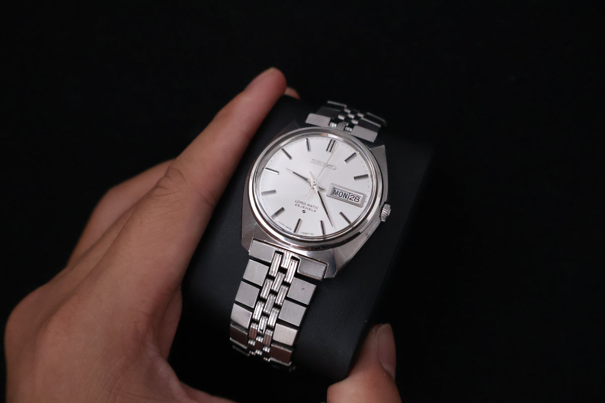 (SERVICED) Rare Vintage 1968 Seiko Lord Matic 25 Jewels 5606-7000