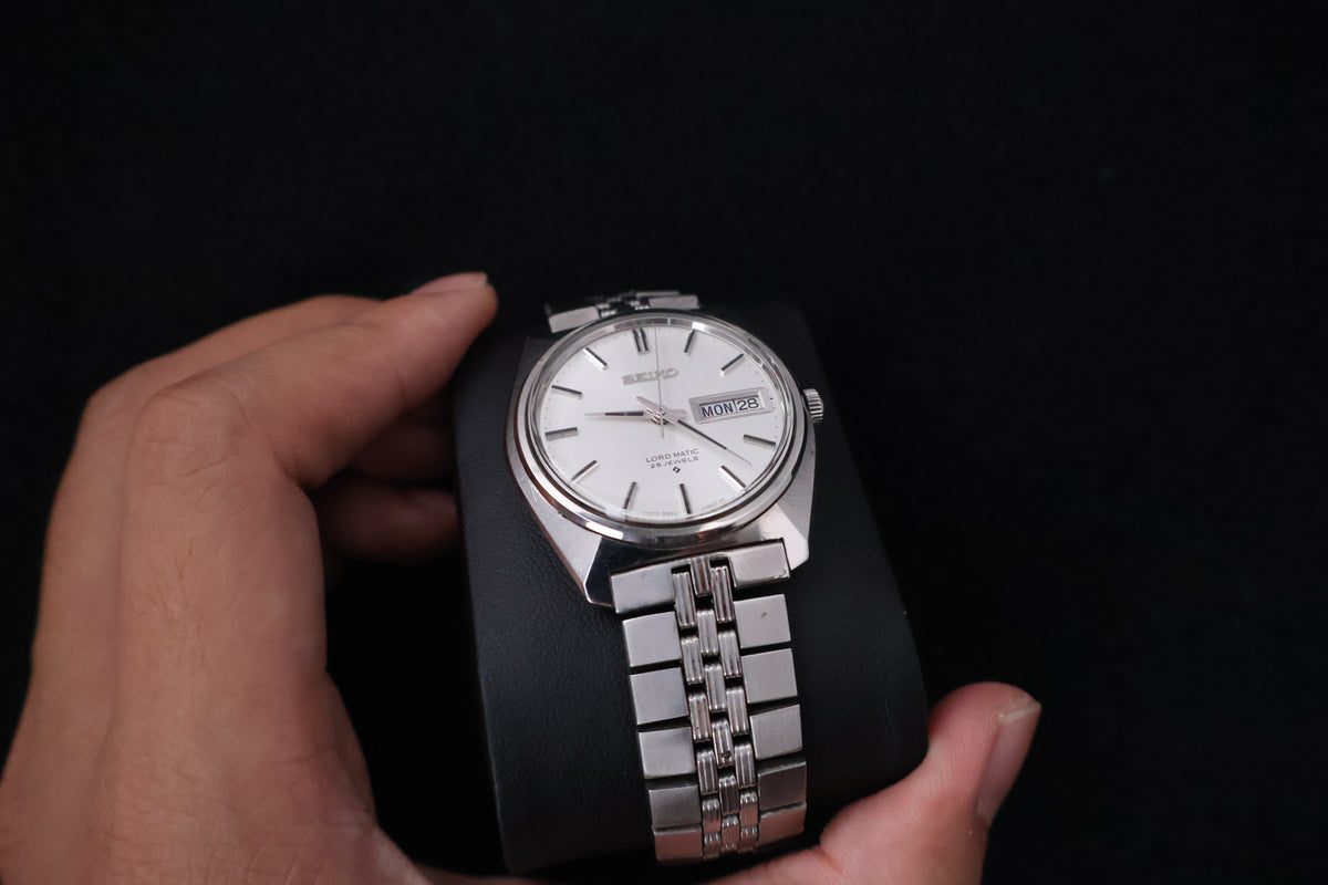 (SERVICED) Rare Vintage 1968 Seiko Lord Matic 25 Jewels 5606-7000