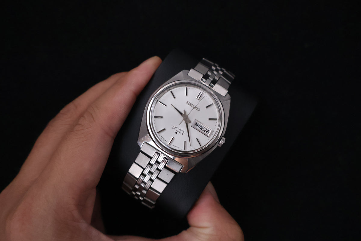 (SERVICED) Rare Vintage 1968 Seiko Lord Matic 25 Jewels 5606-7000