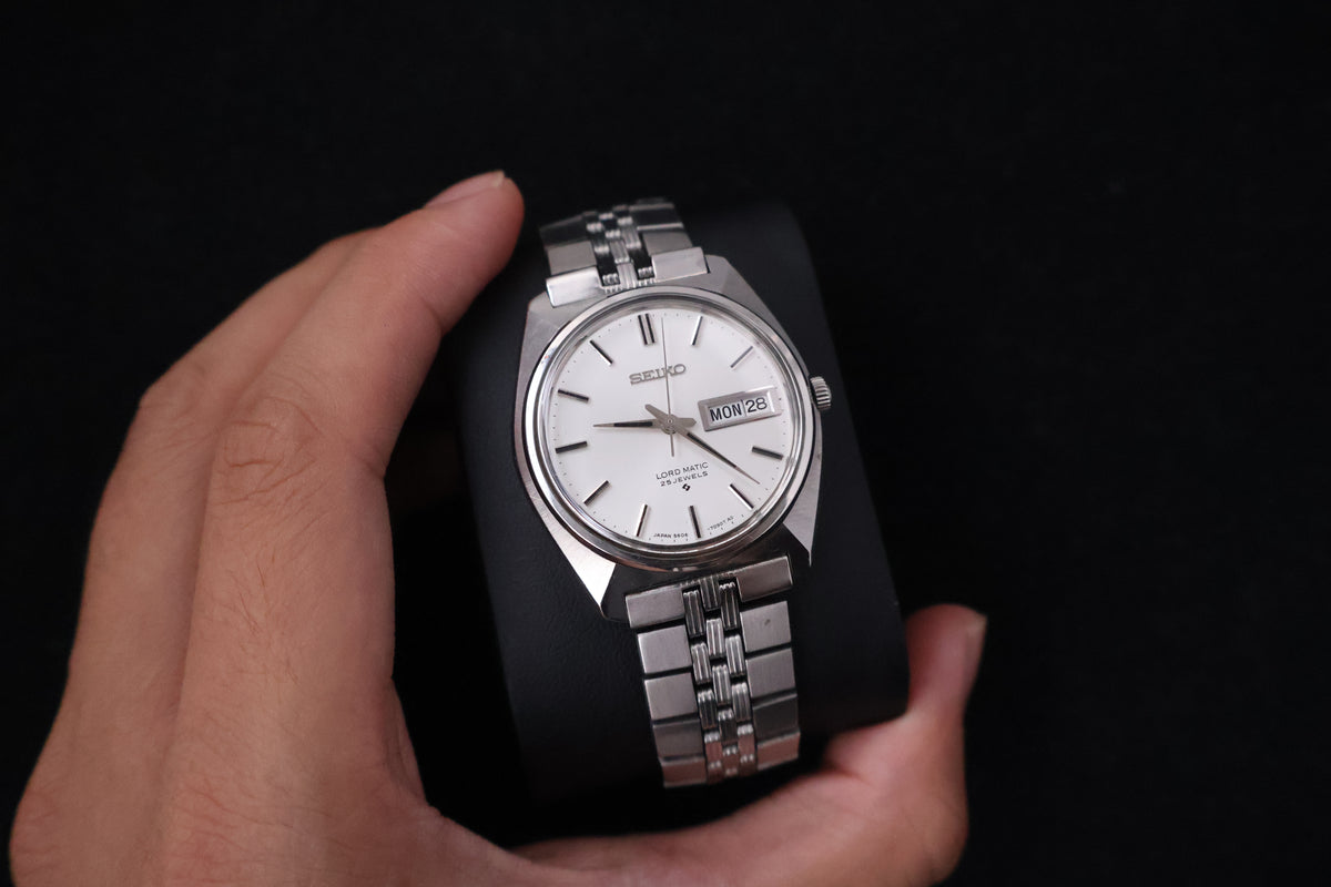 (SERVICED) Rare Vintage 1968 Seiko Lord Matic 25 Jewels 5606-7000