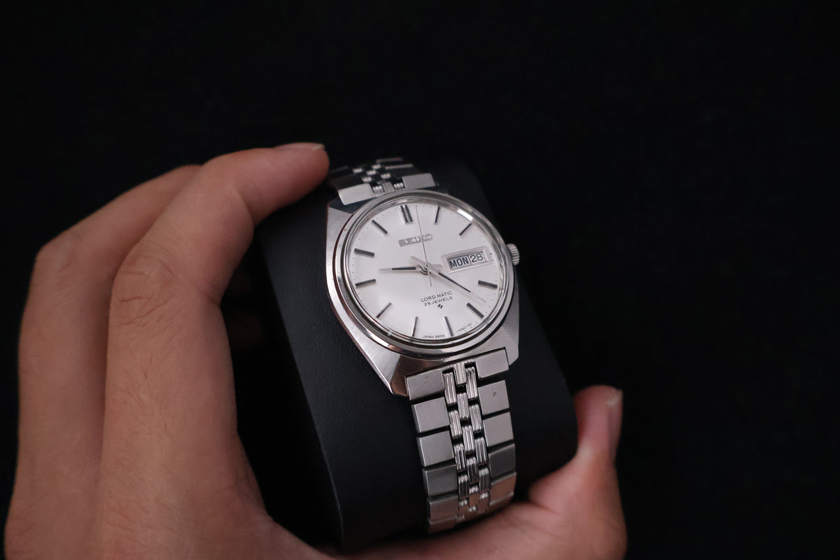 (SERVICED) Rare Vintage 1968 Seiko Lord Matic 25 Jewels 5606-7000