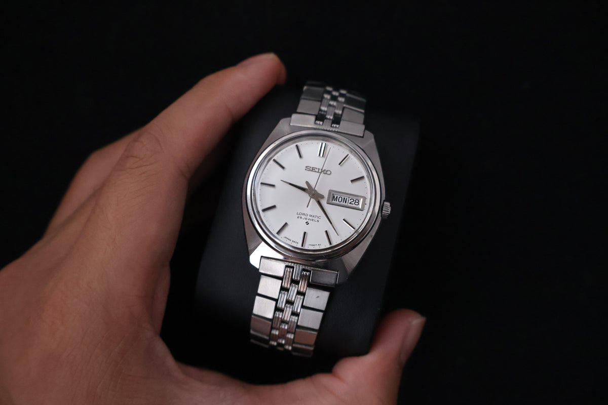 (SERVICED) Rare Vintage 1968 Seiko Lord Matic 25 Jewels 5606-7000