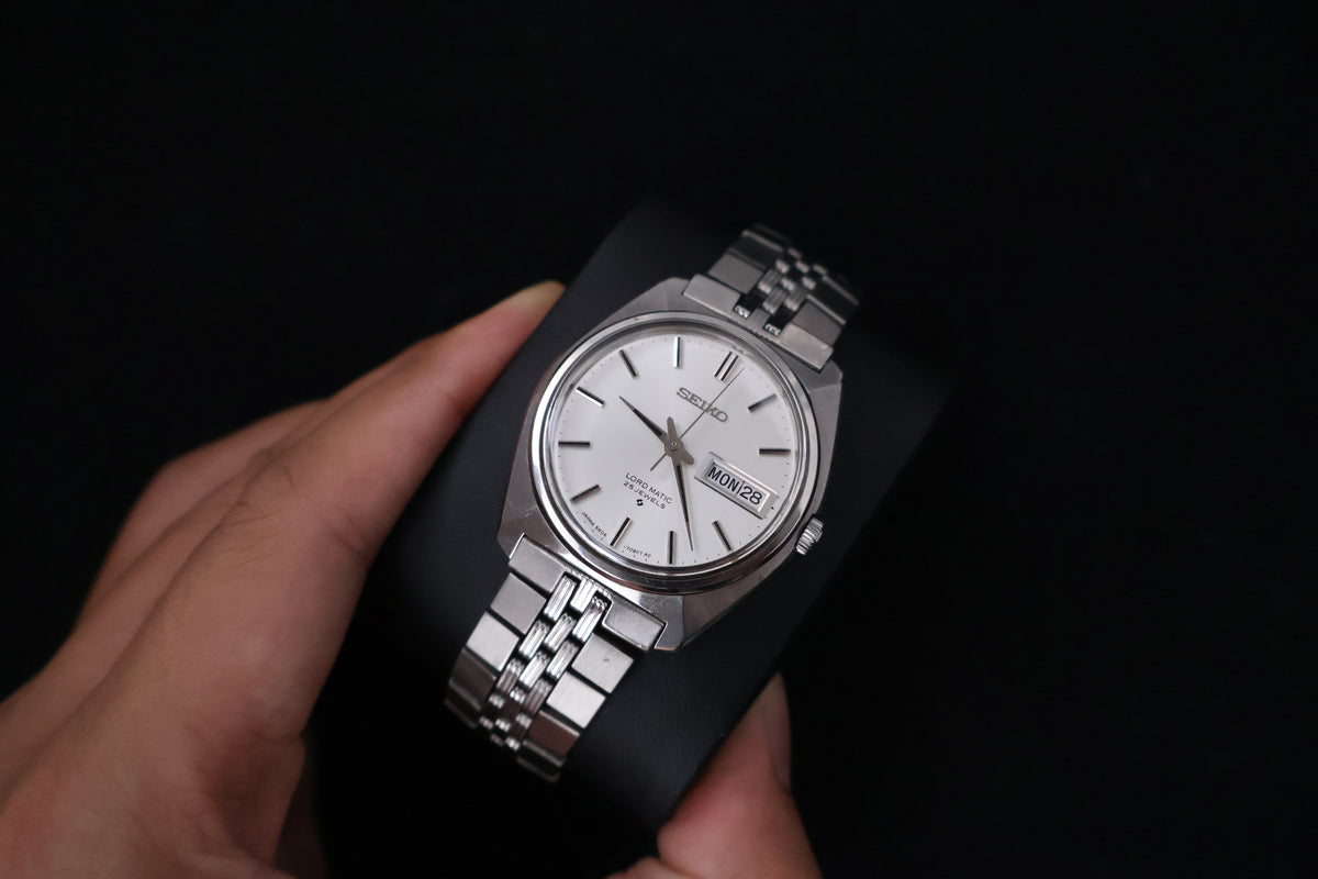 (SERVICED) Rare Vintage 1968 Seiko Lord Matic 25 Jewels 5606-7000