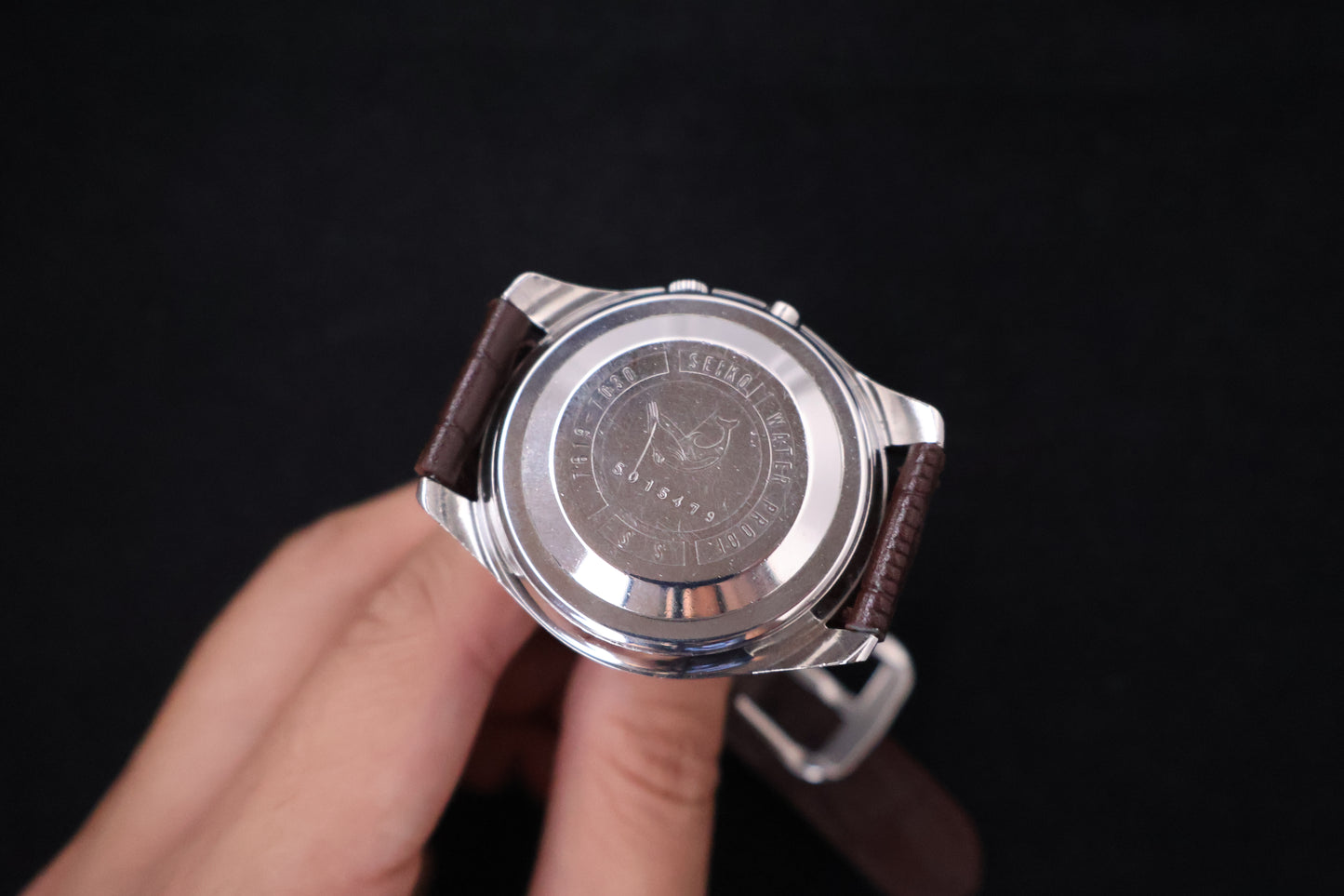 (SERVICED) Rare Vintage 1966 Seiko 5 Sportsmatic Deluxe Diashock 25 Jewels 7619-7060