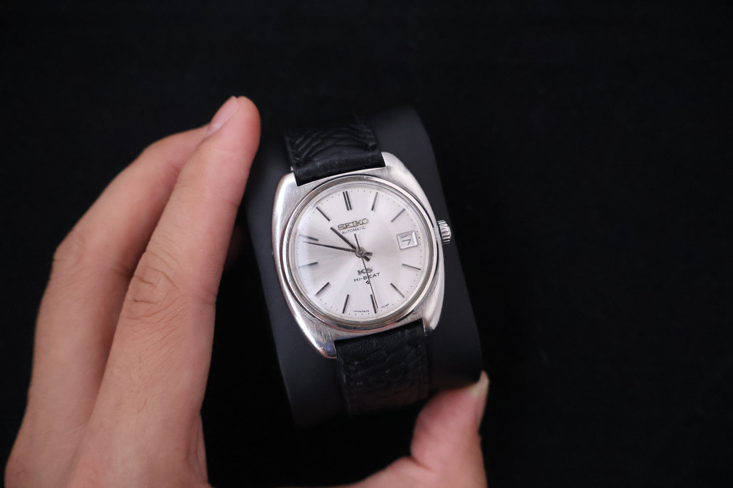 (SERVICED) Rare Vintage 1970 King Seiko KS Hi-Beat Gold Medallion 25 Jewels 5625-7070