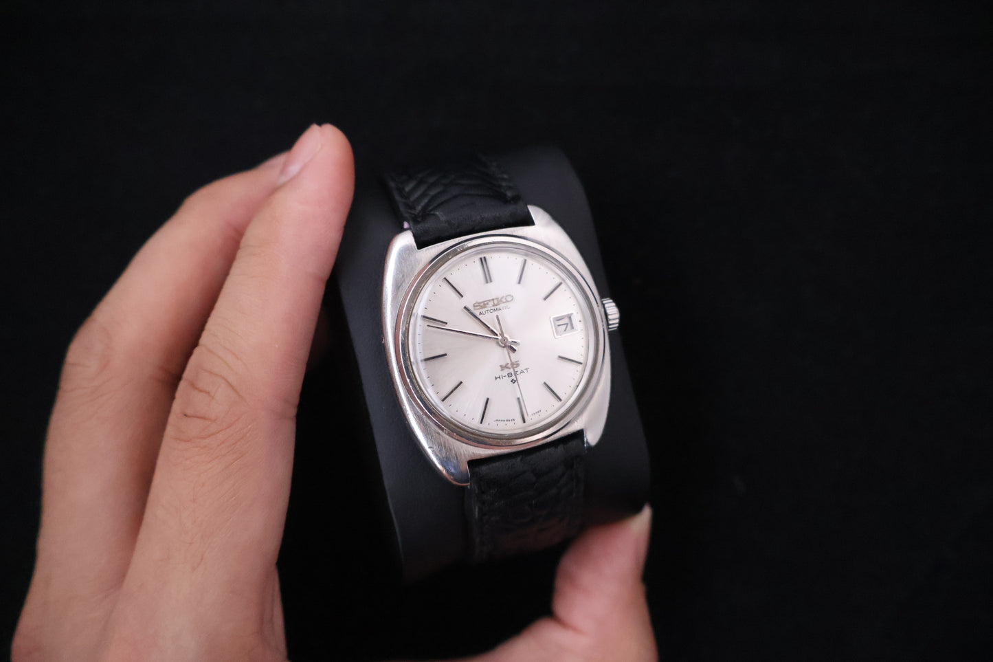 (SERVICED) Rare Vintage 1970 King Seiko KS Hi-Beat Gold Medallion 25 Jewels 5625-7070