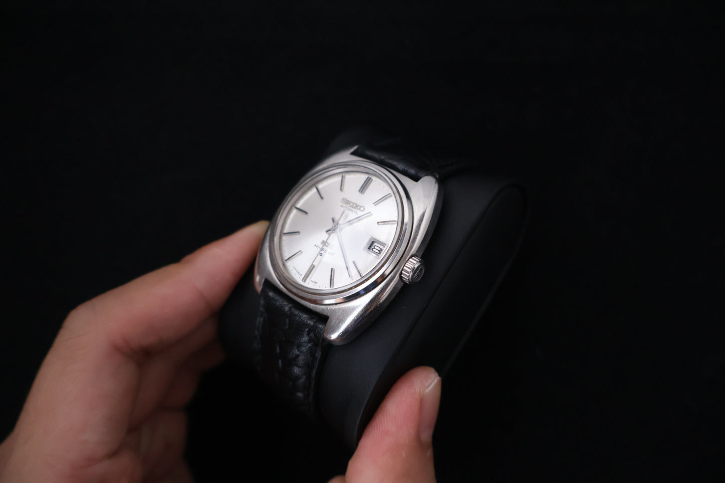 (SERVICED) Rare Vintage 1970 King Seiko KS Hi-Beat Gold Medallion 25 Jewels 5625-7070