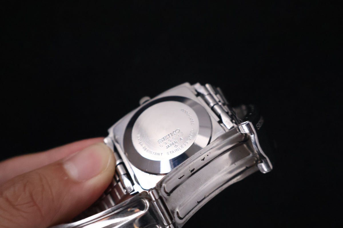 (SERVICED) Rare Vintage 1976 Seiko Actus SS Silver Dial 21 Jewels 6306-5000