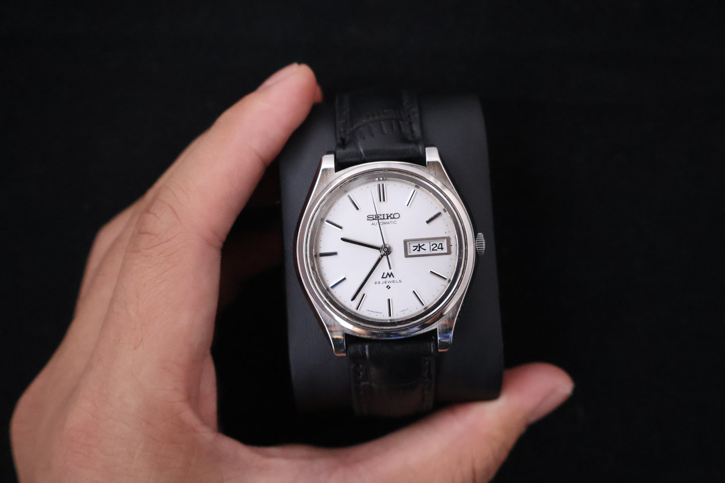 (SERVICED) Rare Vintage 1972 Seiko Lord Matic 23 Jewels 5606-7070