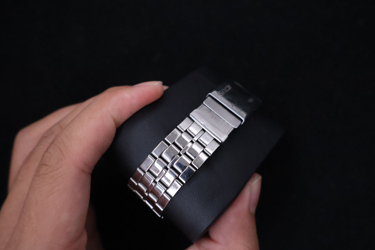 (SERVICED) Rare Vintage 1976 Seiko Actus SS Silver Dial 21 Jewels 6306-5000