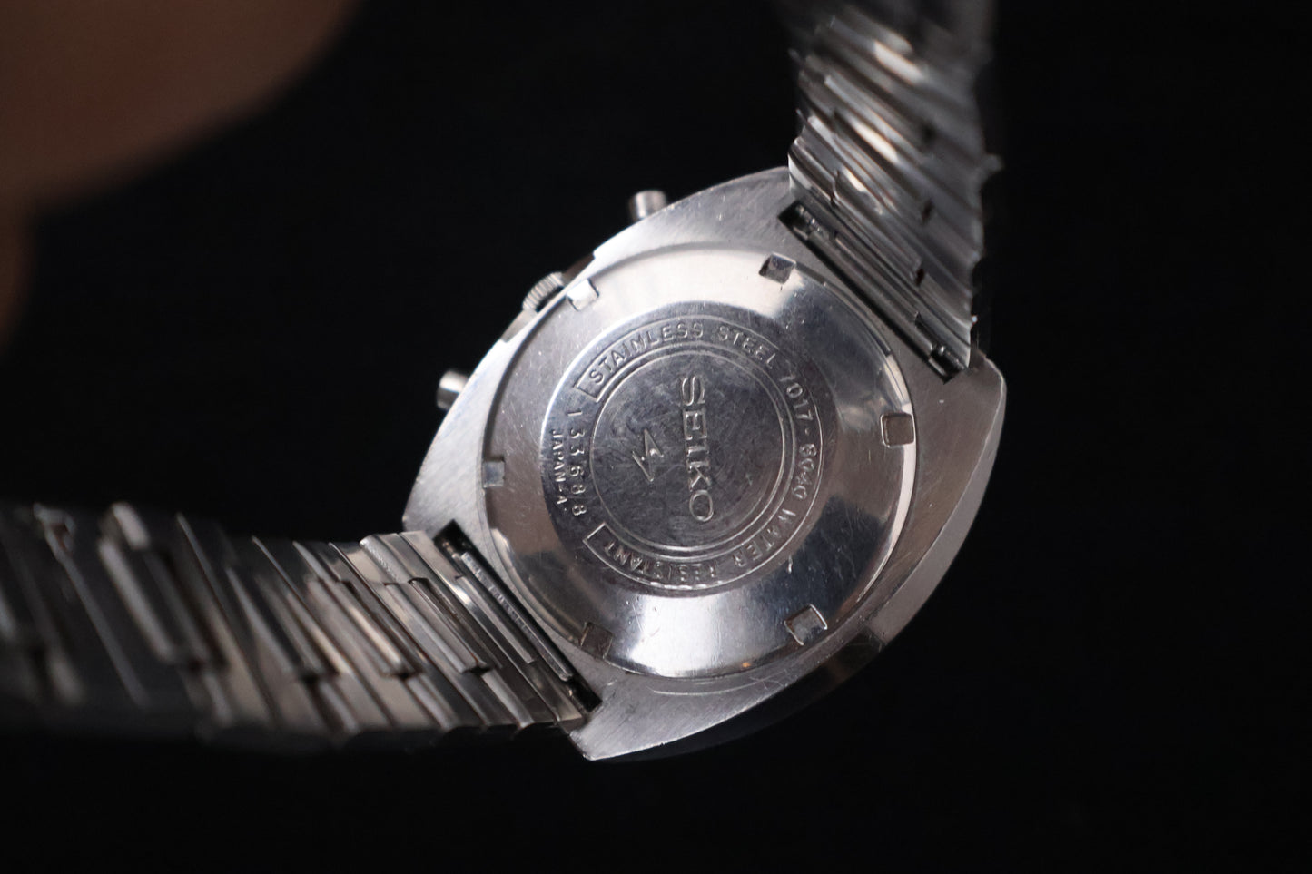 (SERVICED) Rare Vintage 1971 Seiko 5 Sports Speed-Timer Flyback JDM 21 Jewels 7017-6040