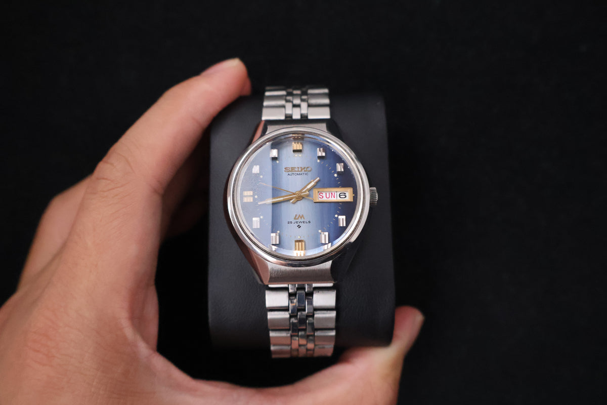 (SERVICED) Rare Vintage 1973 Seiko Lord Matic LM 25 Jewels 5606-7290
