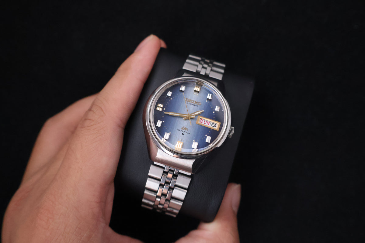 (SERVICED) Rare Vintage 1973 Seiko Lord Matic LM 25 Jewels 5606-7290