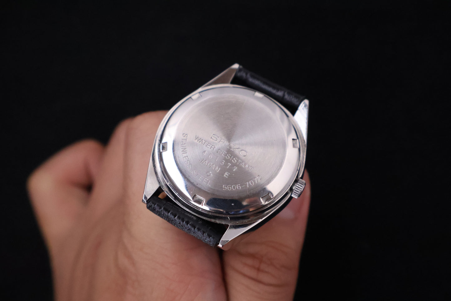 (SERVICED) Rare Vintage 1974 Seiko Lord Matic Blue Dial 23 Jewels 5606-7072
