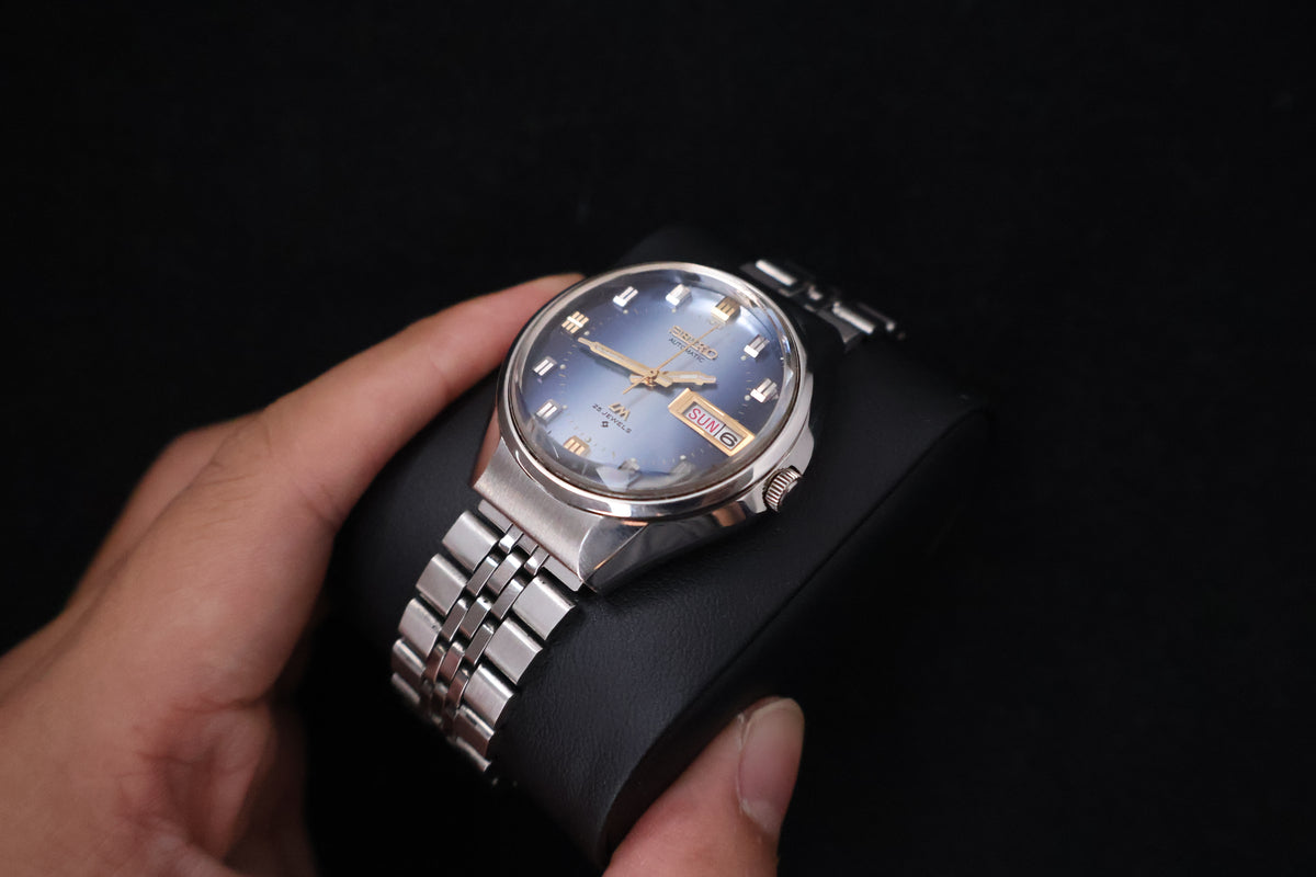 (SERVICED) Rare Vintage 1973 Seiko Lord Matic LM 25 Jewels 5606-7290
