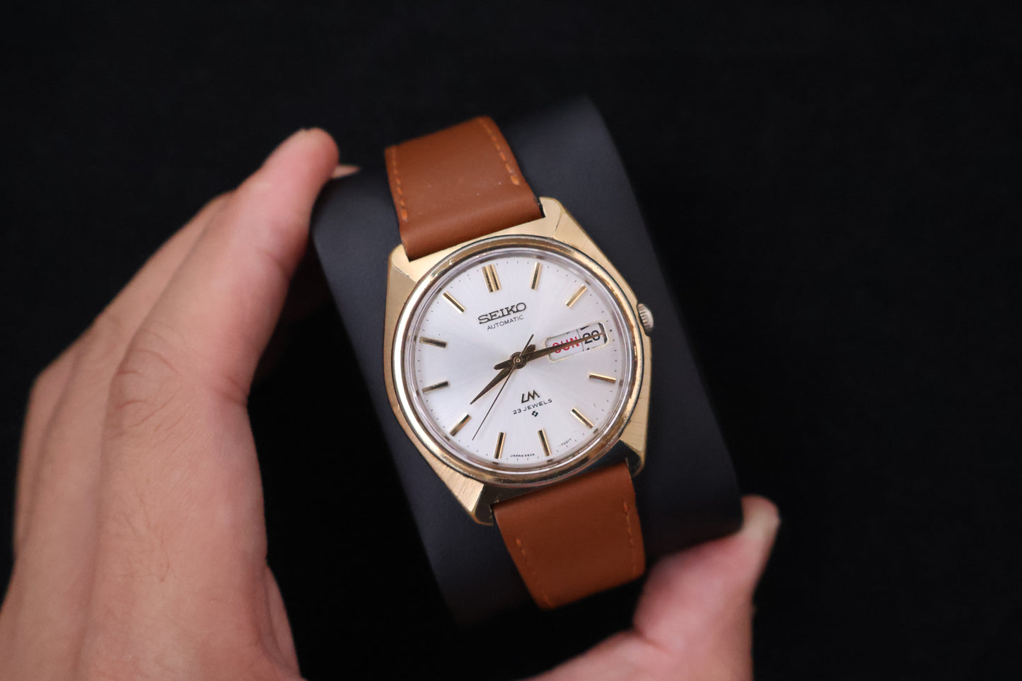 (SERVICED) Rare Vintage 1970 Seiko Lord Matic SGP 23 Jewels JDM 5606-7000