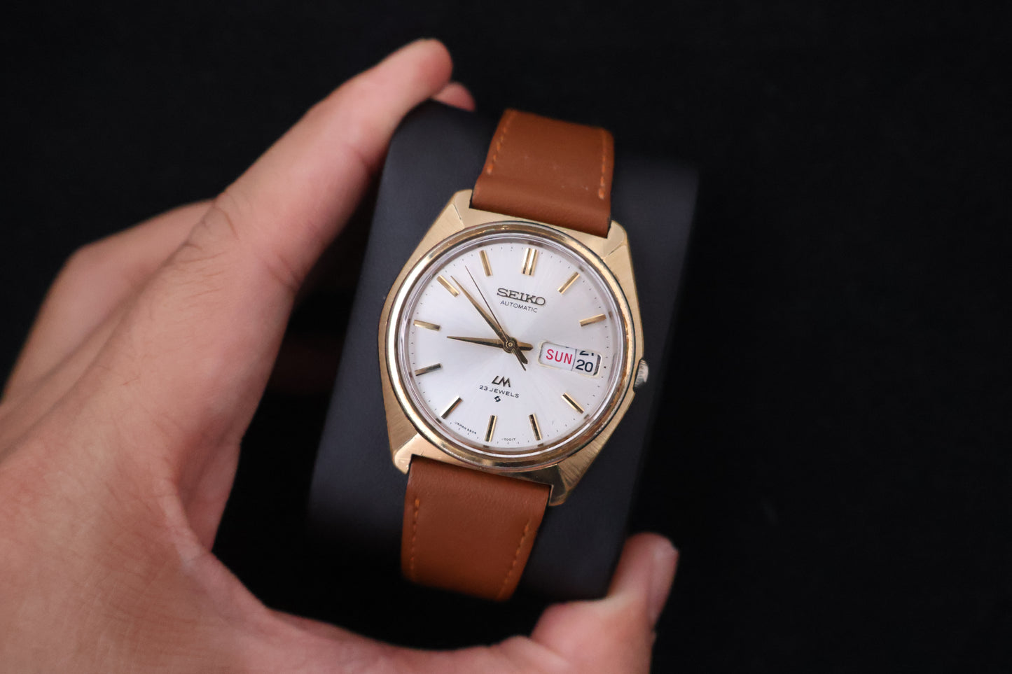 (SERVICED) Rare Vintage 1970 Seiko Lord Matic SGP 23 Jewels JDM 5606-7000