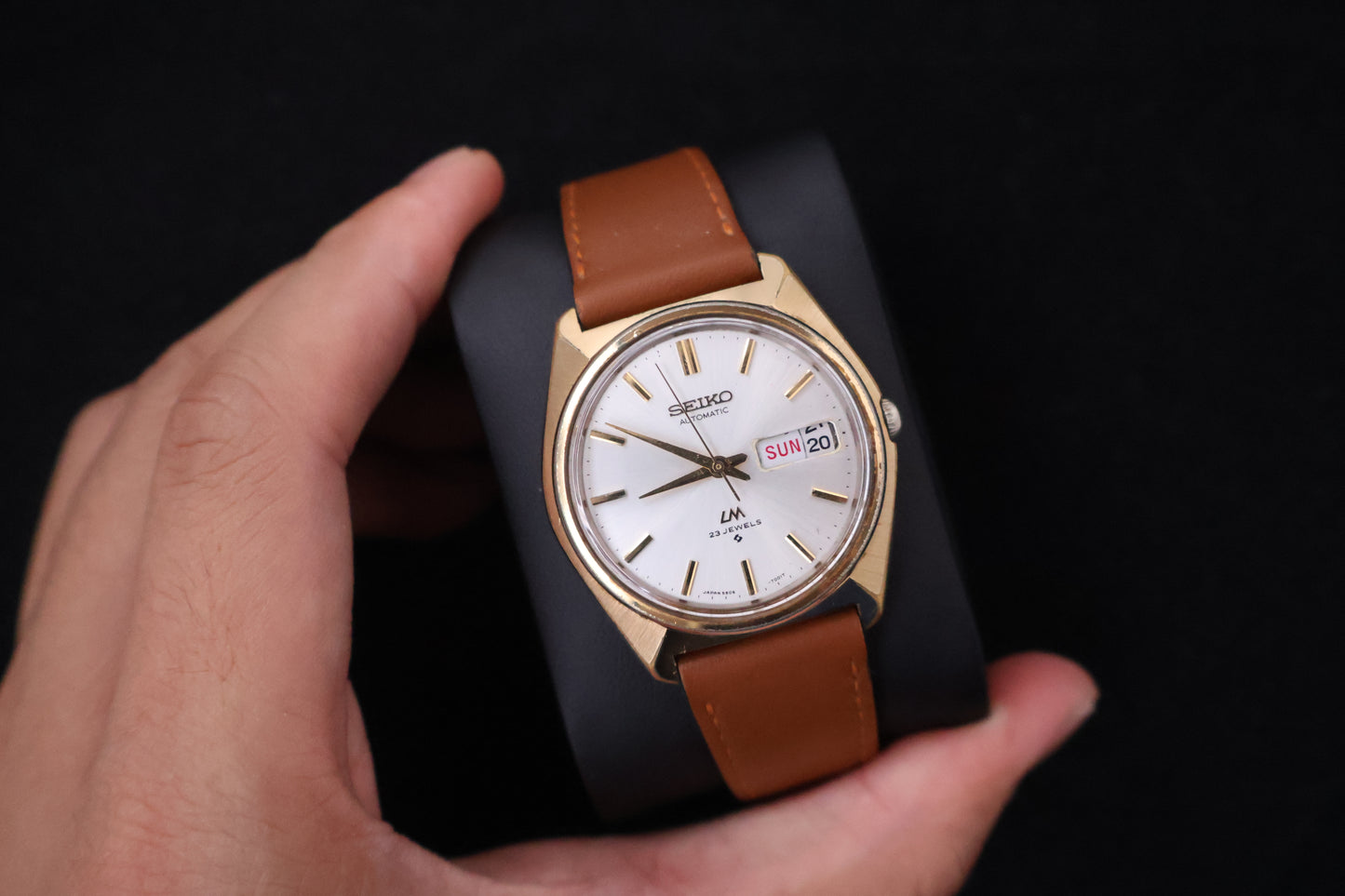 (SERVICED) Rare Vintage 1970 Seiko Lord Matic SGP 23 Jewels JDM 5606-7000