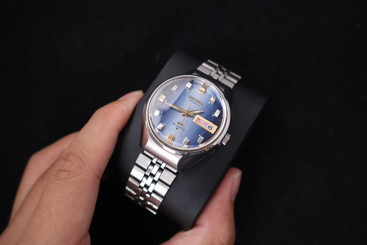 (SERVICED) Rare Vintage 1973 Seiko Lord Matic LM 25 Jewels 5606-7290